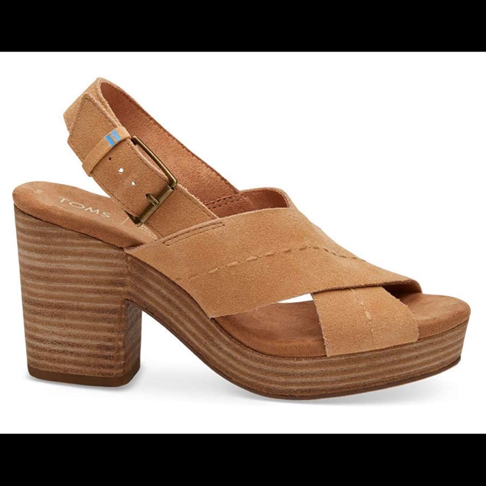 NEW:  TOMS Honey Suede Women's Ibiza Sandals
Price
